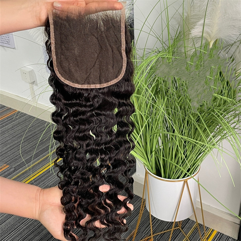 5x5 HD Burmese Curly Raw Closure