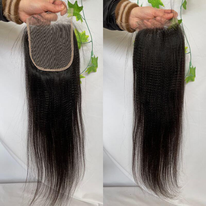 5x5 HD Yaki Straight Raw Closure